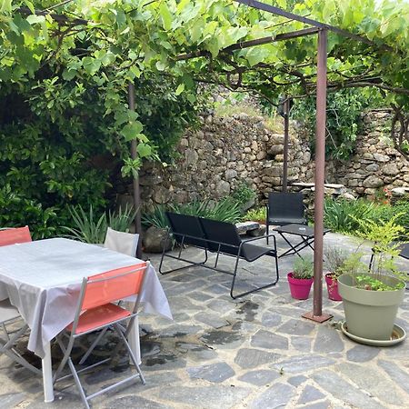 Maison Kyprea: Charming Duplex with Mountain View Terrace Corte  Exterior photo